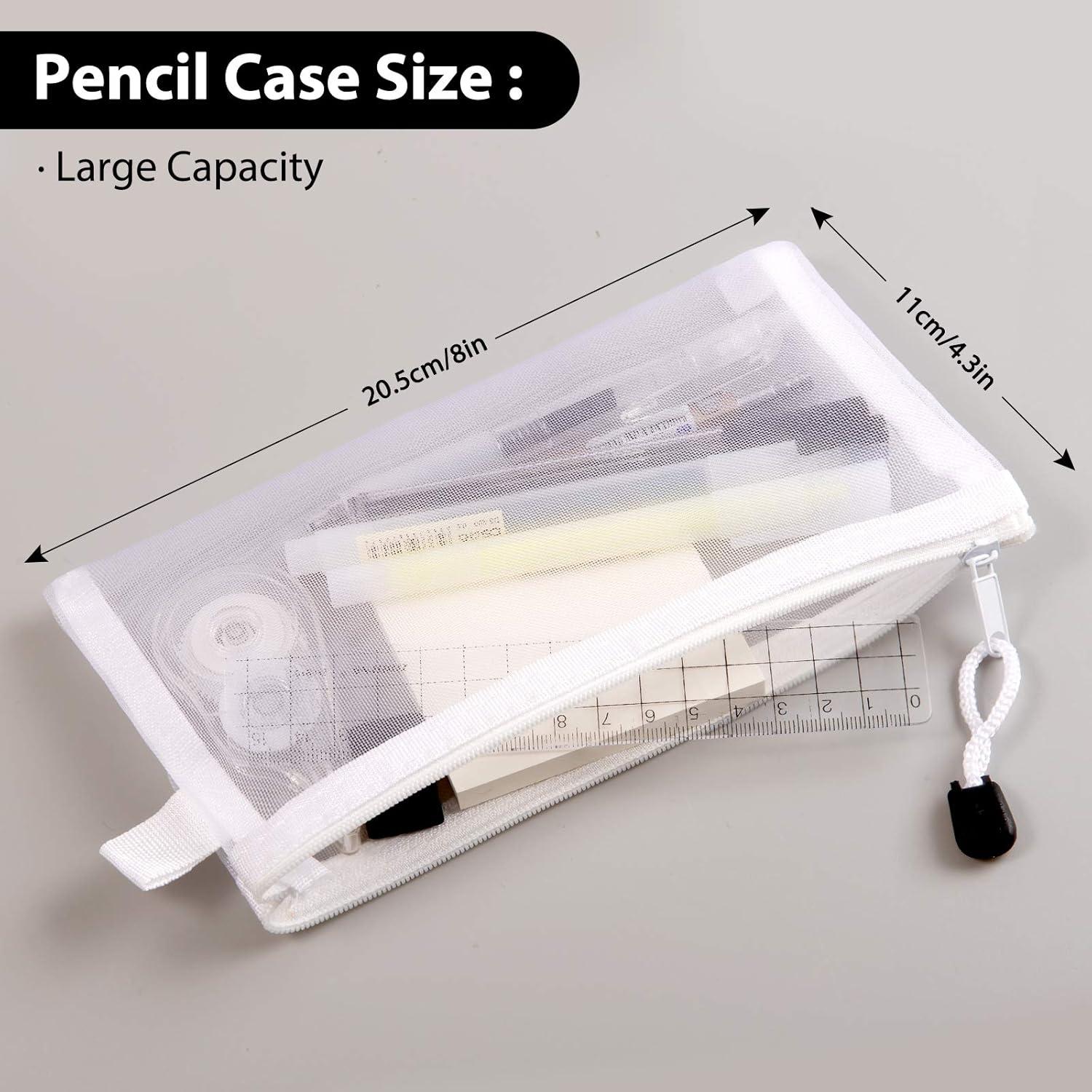 imageWhaline 10Pcs Japanese Style Pen Set Gel Ballpoint Pen Bag Mechanical Pencil Pencil Lead Correction Tape Sticky Note Rubber Ruler Highlighter Pen for Student Back to School Supplies Office Stationary