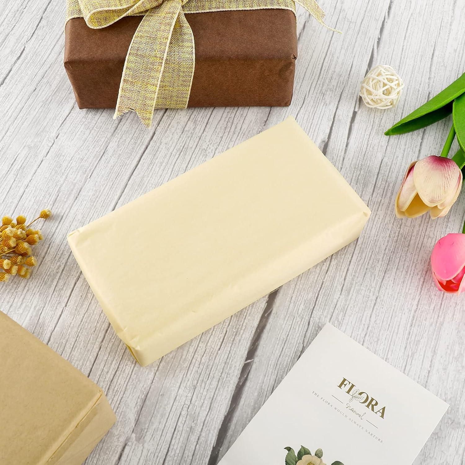 imageWhaline 120 Sheet Gradient Green Tissue Paper Assorted Green Gift Wrapping Paper 15 x 20 Inch Gift Wrap Tissue Paper Art Paper Crafts for DIY Gift Wrapping Birthday Easter Wedding Baby Showe 3 ColorsBrown Series