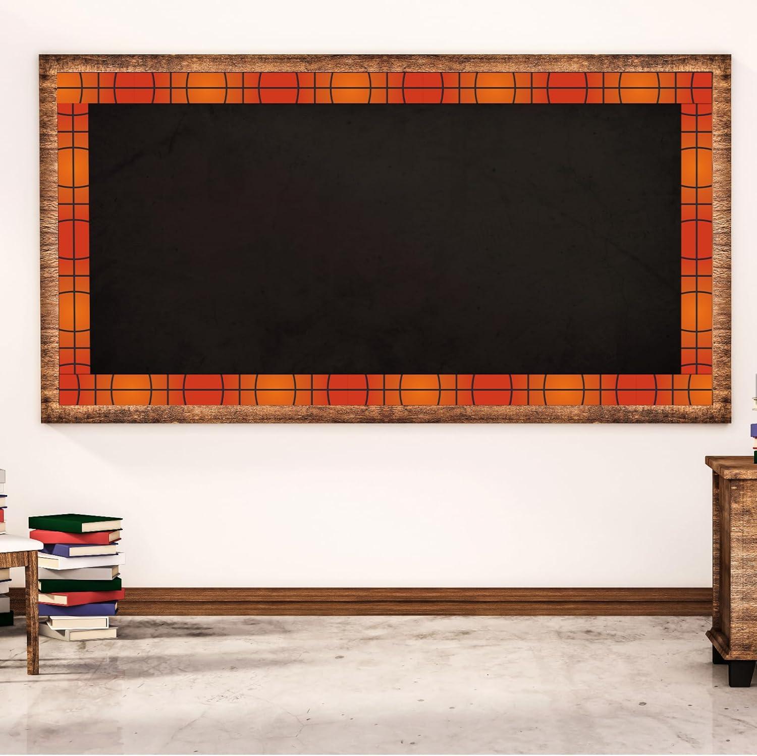 imageWhaline 328ft Baseball Bulletin Board Borders Sport Theme DieCut Bulletin Board Baseball Patterned Rolled Trim Border for Sport Party Back to School Classroom Office Chalkboard DecorationBasketball