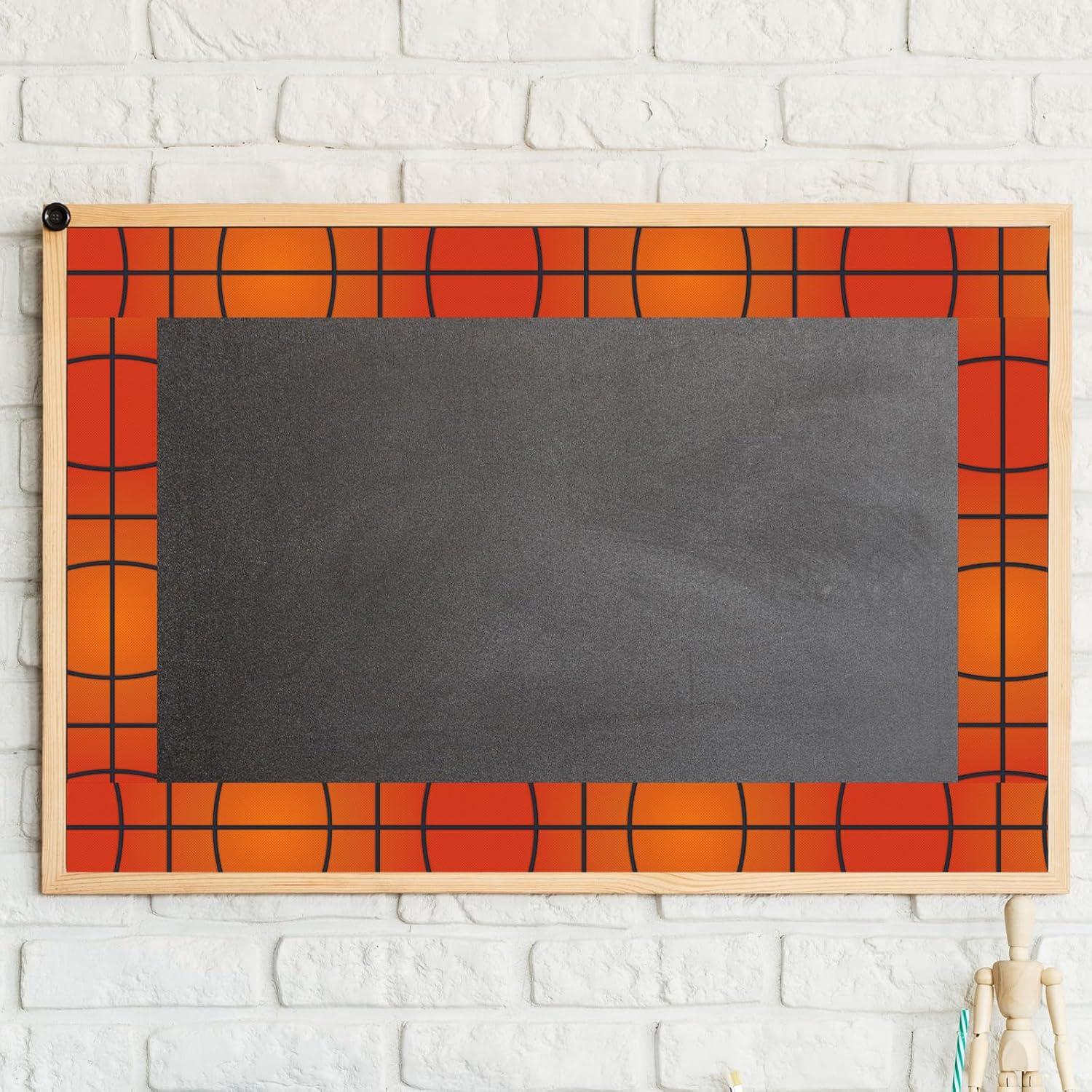 imageWhaline 328ft Baseball Bulletin Board Borders Sport Theme DieCut Bulletin Board Baseball Patterned Rolled Trim Border for Sport Party Back to School Classroom Office Chalkboard DecorationBasketball