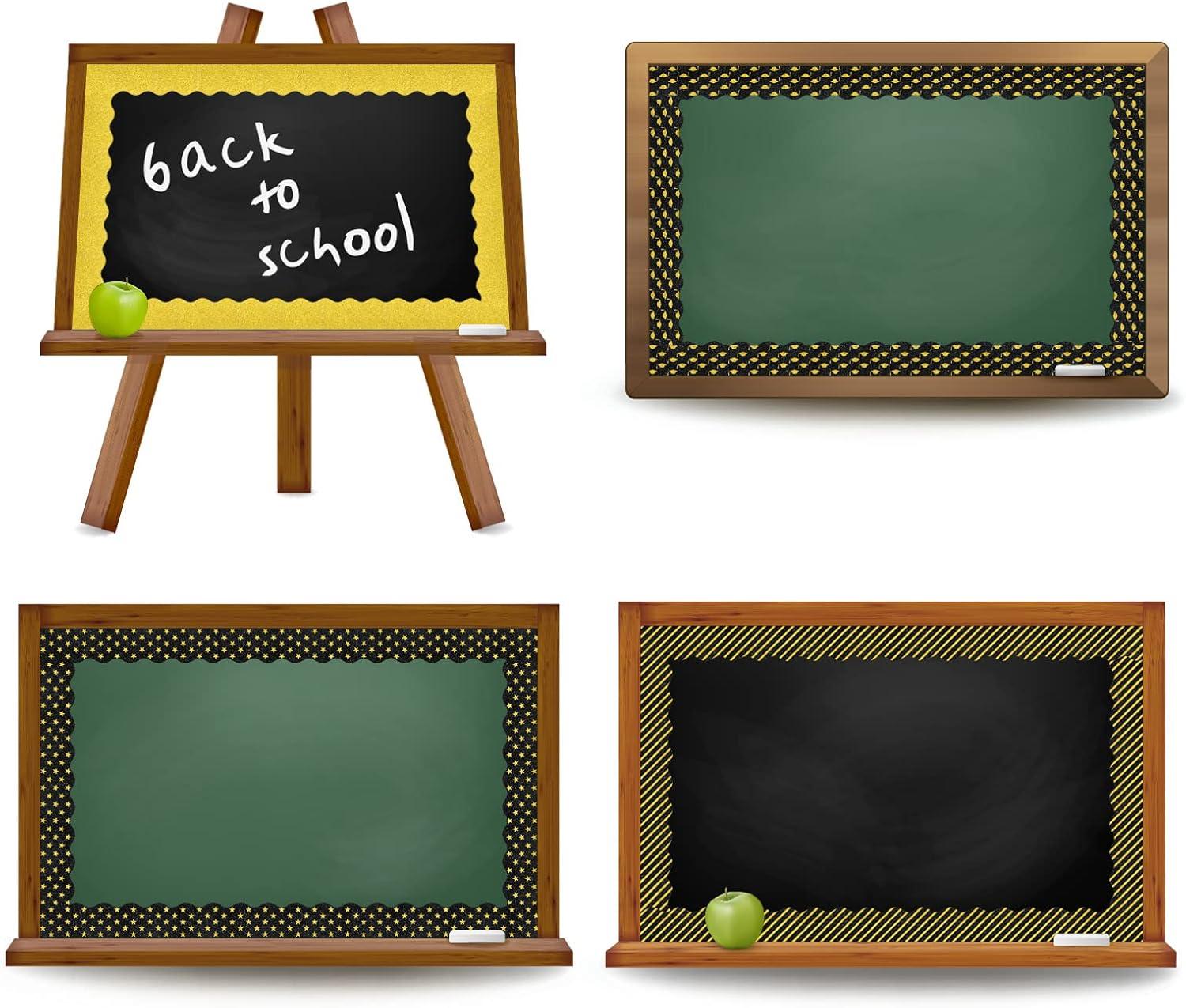 imageWhaline 69Ft Christmas Glitter Bulletin Board Borders 5 Designs Shine Stripe Dot Red Green Gold Merry Christmas Decoration Trim Bulletin Board Stickers for School Classroom Office Party DecorationGraduation Day