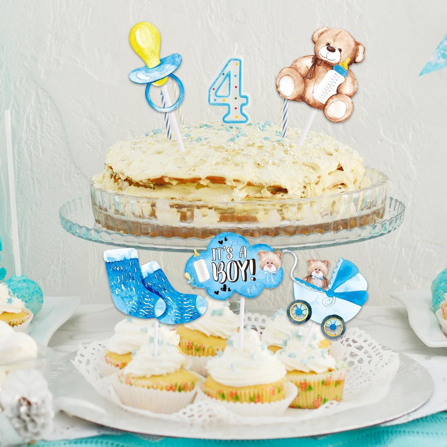 imageWhaline 72Pcs Preppy Cupcake Topper 12 Designs Pink Face Star Lightning Lips Cupcake Picks Preppy Boho Y2k Food Picks with Sticks Glue Point for Girl Birthday Bachelorette Party Supplies Cake DecorBaby Bear