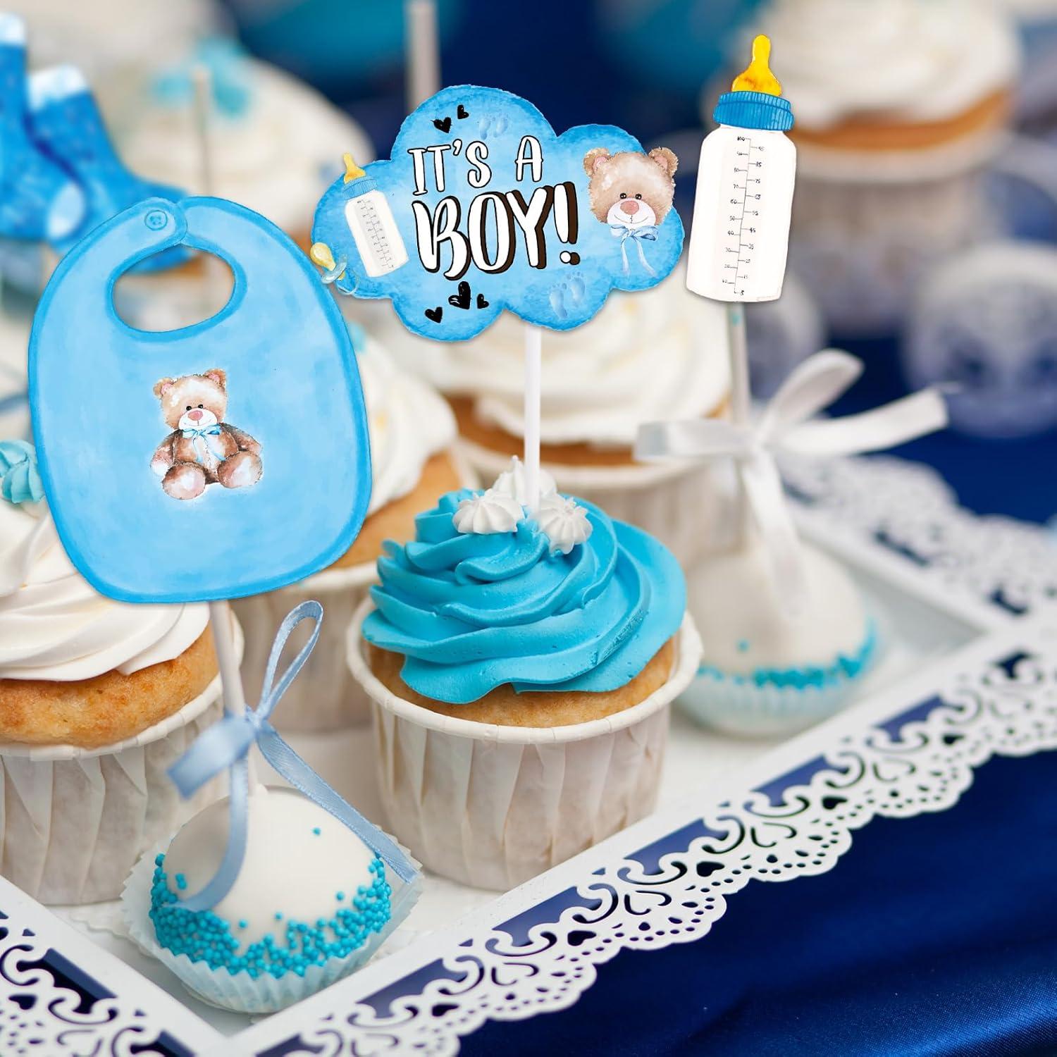 imageWhaline 72Pcs Preppy Cupcake Topper 12 Designs Pink Face Star Lightning Lips Cupcake Picks Preppy Boho Y2k Food Picks with Sticks Glue Point for Girl Birthday Bachelorette Party Supplies Cake DecorBaby Bear