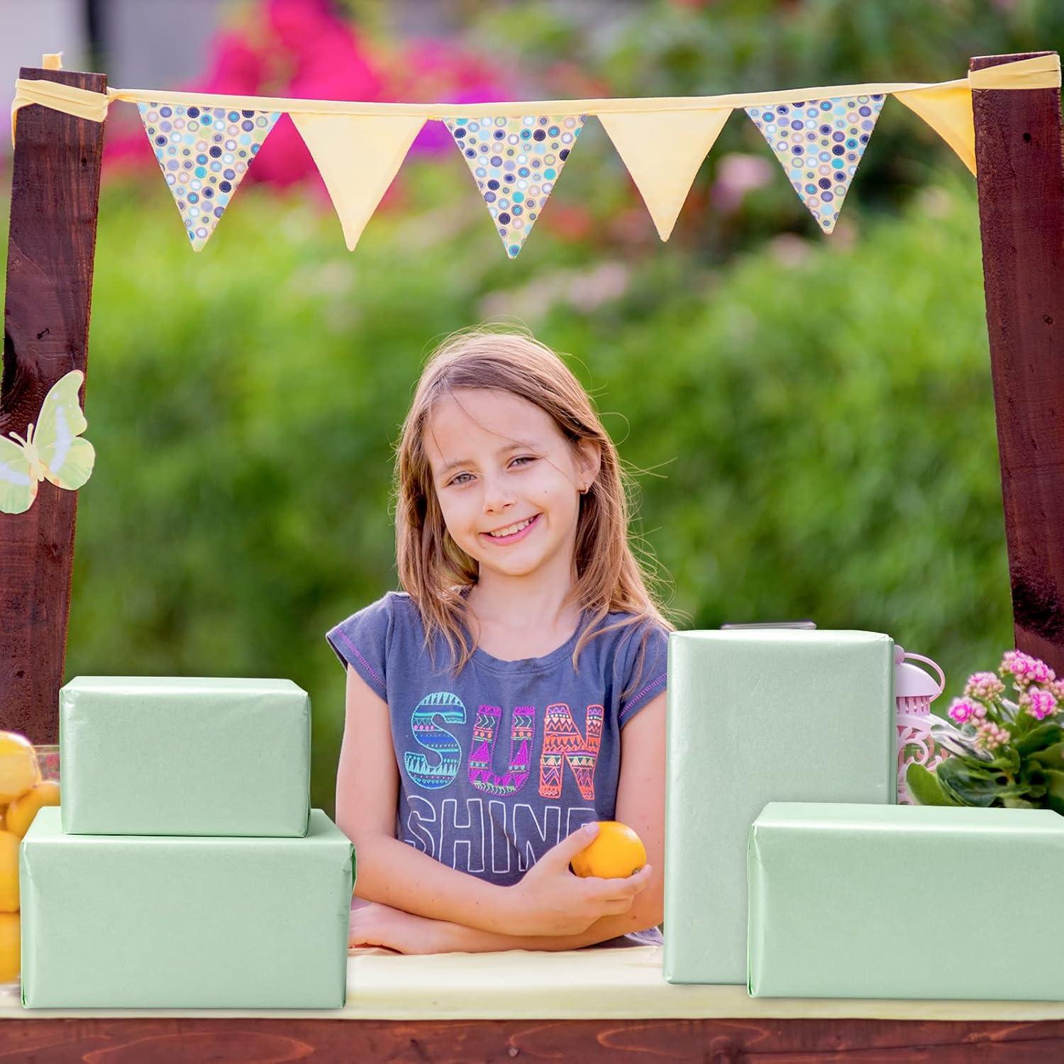 imageWhaline Champagne Pink Tissue Paper Bulk 100 Sheets Metallic Gift Wrapping Paper for Weddings Birthday Party Showers Arts Crafts DIY Christmas Valentines DayGreen