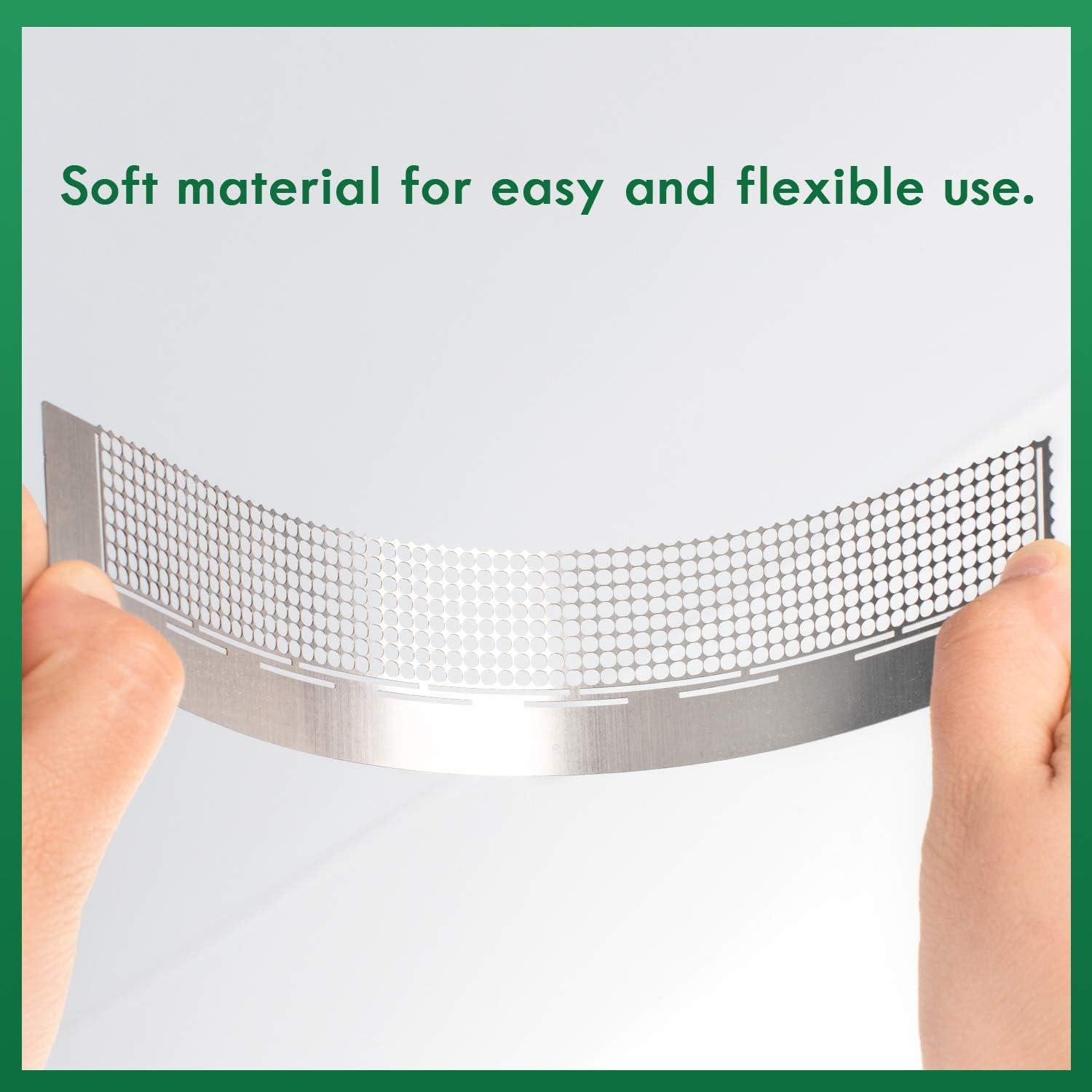 imageWhaline Diamond Drawing Ruler Mesh Grid Diamond Drawing Tool Stainless Steel Ruler with 520 Blank Grids for Round Full Drill ampamp Partial Drill DIY Art Crafts