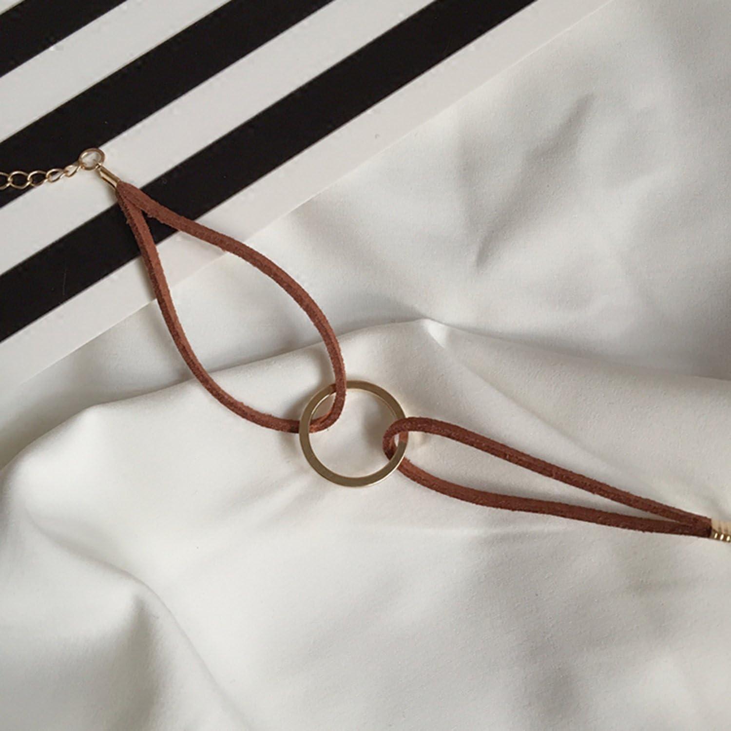 imageWhaline Leather Cord Suede String for Bracelet Necklace Beading Jewelry DIY Handmade Crafts 4 Pieces 4 Colors2mm x 2m