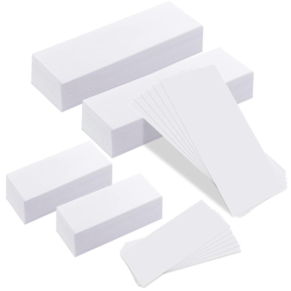 imageWhaline 400 Pieces NonWoven Wax Strips Body and Facial Waxing Strips White MultiSize Hair Removal Muslin Wax Strips Spa Beauty Waxing Strips for Face Arms Legs Underarm Bikini Hair Removal