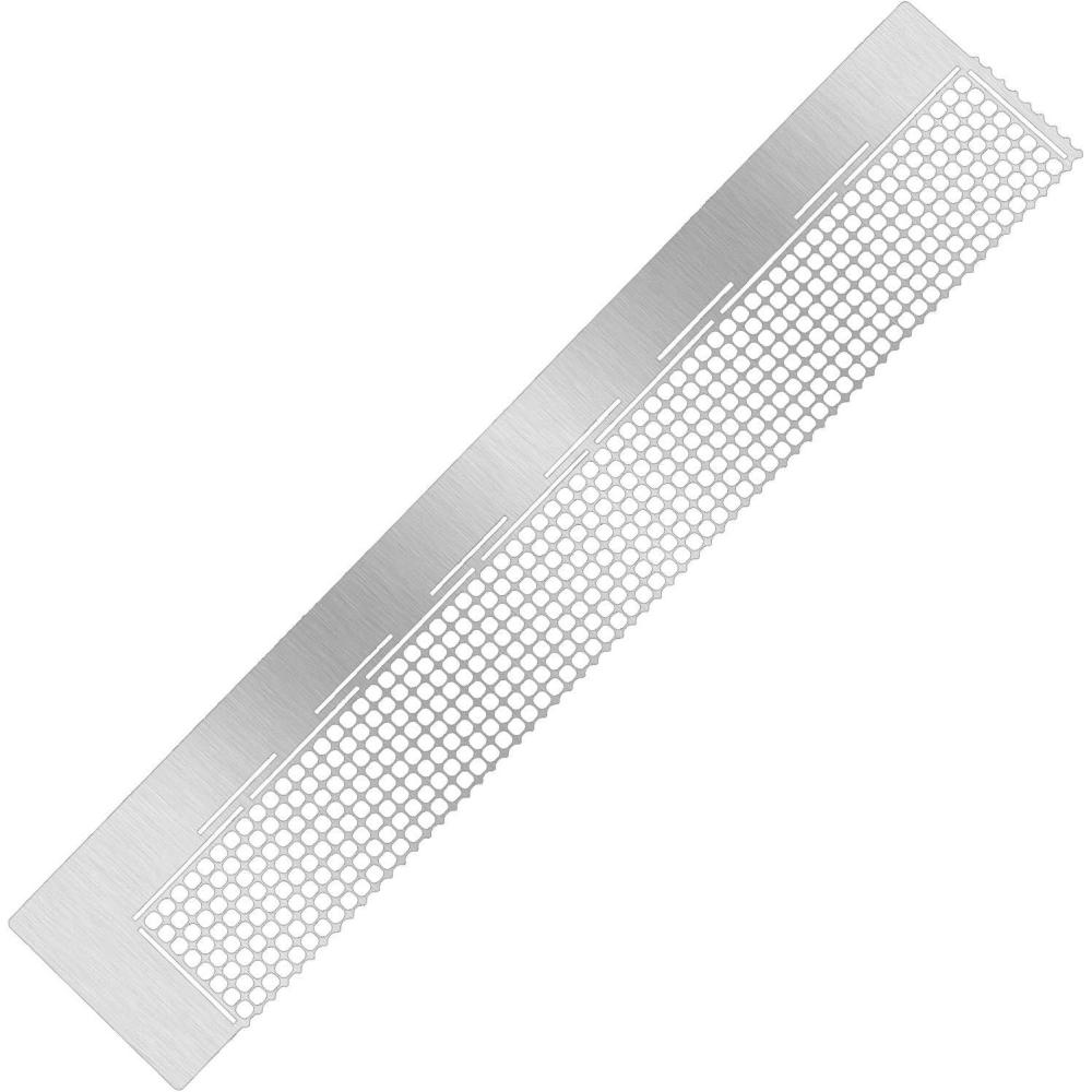 imageWhaline Diamond Drawing Ruler Mesh Grid Diamond Drawing Tool Stainless Steel Ruler with 520 Blank Grids for Round Full Drill ampamp Partial Drill DIY Art Crafts