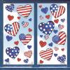 Patriotic Stars Heart