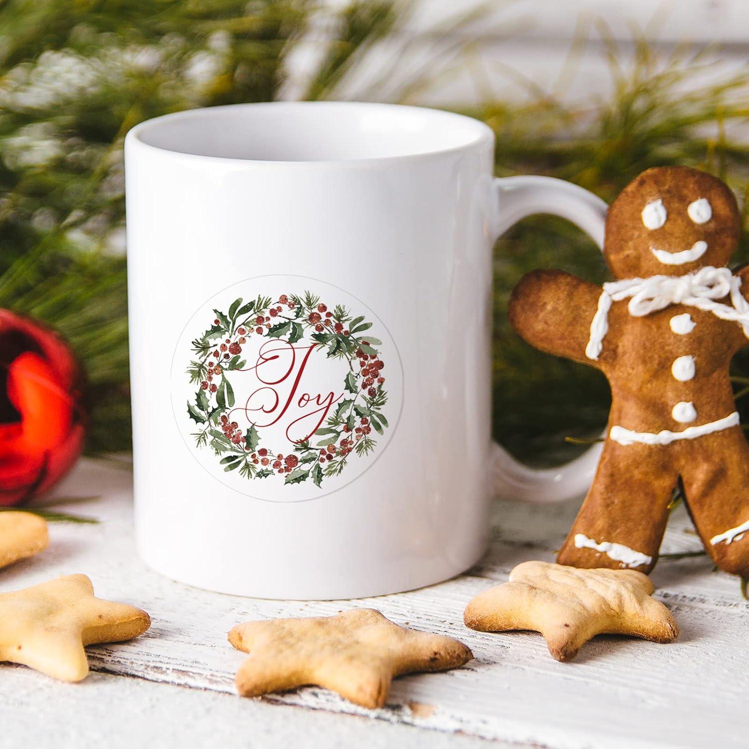 imageWhaline 1000Pcs Fall Thanksgiving Stickers Pumpkin Maple Leaf Autumn Round Stickers Sealing Labels for Thanksgiving Party Gift Supplies 8 DesignChristmas