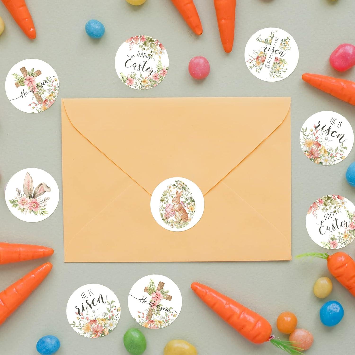 imageWhaline 1000Pcs Fall Thanksgiving Stickers Pumpkin Maple Leaf Autumn Round Stickers Sealing Labels for Thanksgiving Party Gift Supplies 8 DesignEaster