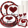 Valentine's Day Plaid Love Heart