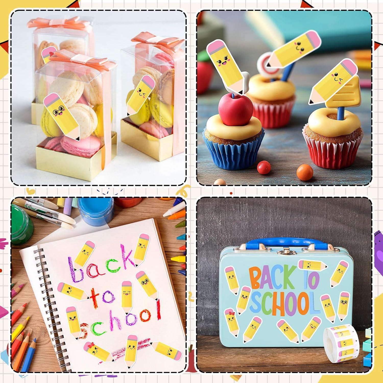 imageWhaline 1000Pcs Fall Thanksgiving Pumpkin Stickers Roll Pumpkin Shaped Decals Colorful Buffalo Plaid Pumpkin Pattern SelfAdhesive Sticker Autumn Sealing Labels for Fall Harvest Party Supply 8 DesignPencil