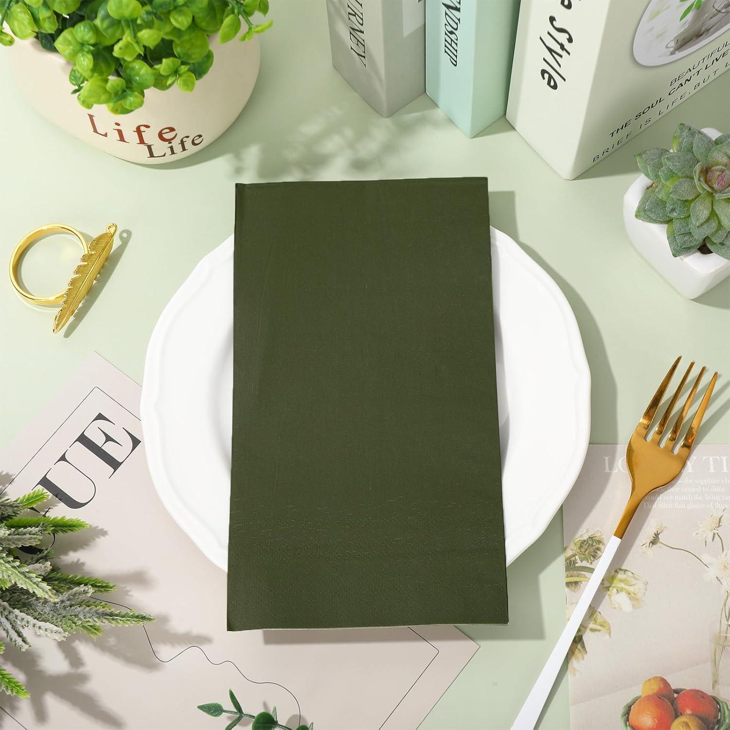 imageWhaline 120Pcs Fall Cocktail Napkins 6 Autumn Color Disposable Napkins Multicolor Paper Beverage Napkins for Fall Harvest Thanksgiving Party SuppliesModern Boho