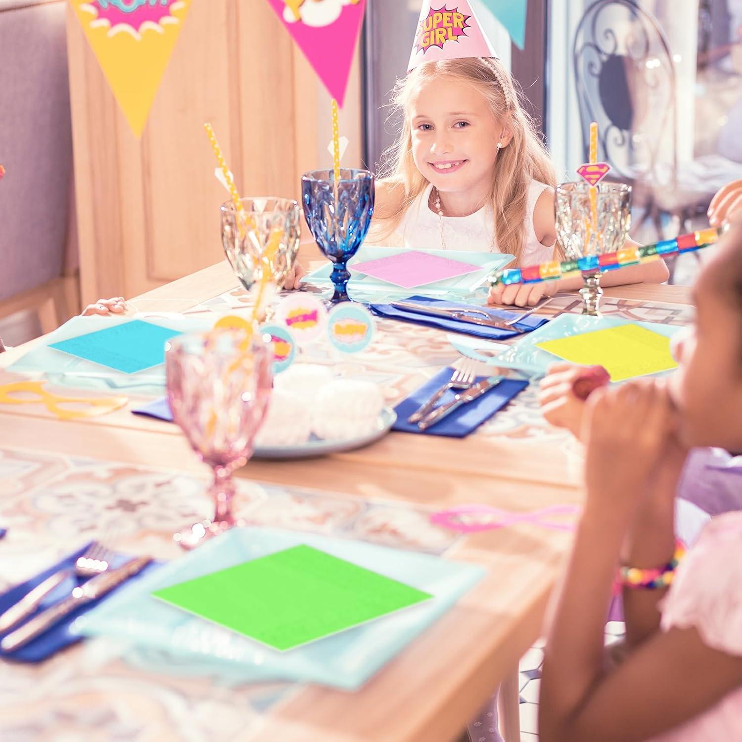 imageWhaline 120Pcs Fall Cocktail Napkins 6 Autumn Color Disposable Napkins Multicolor Paper Beverage Napkins for Fall Harvest Thanksgiving Party SuppliesPastel Rainbow