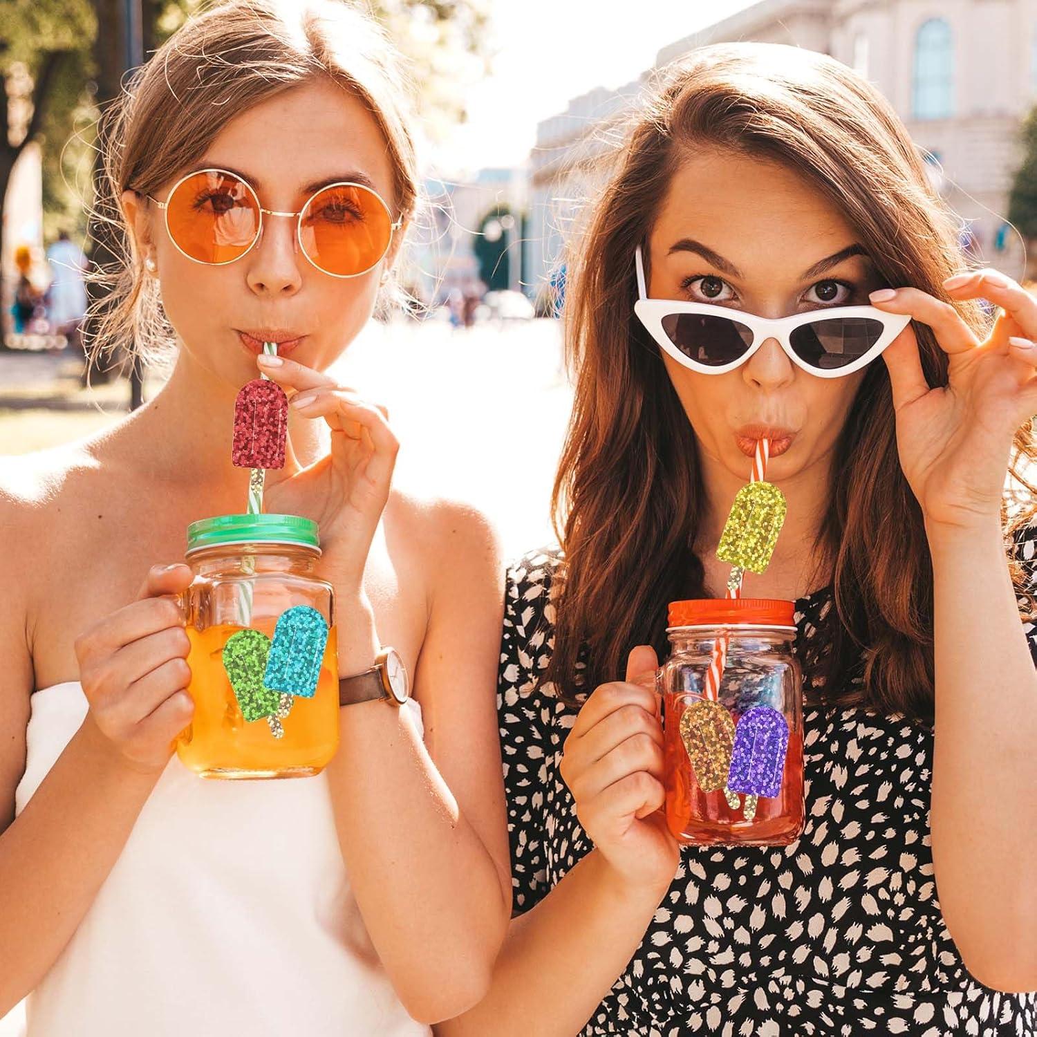 imageWhaline Fall Thanksgiving Pumpkin Stickers Roll Glitter Pumpkin Paper Decal 3 Color Sparkly Autumn SelfAdhesive Decorative Stickers for Envelope Journal Decor Party Supplies 500PcsIce Pop