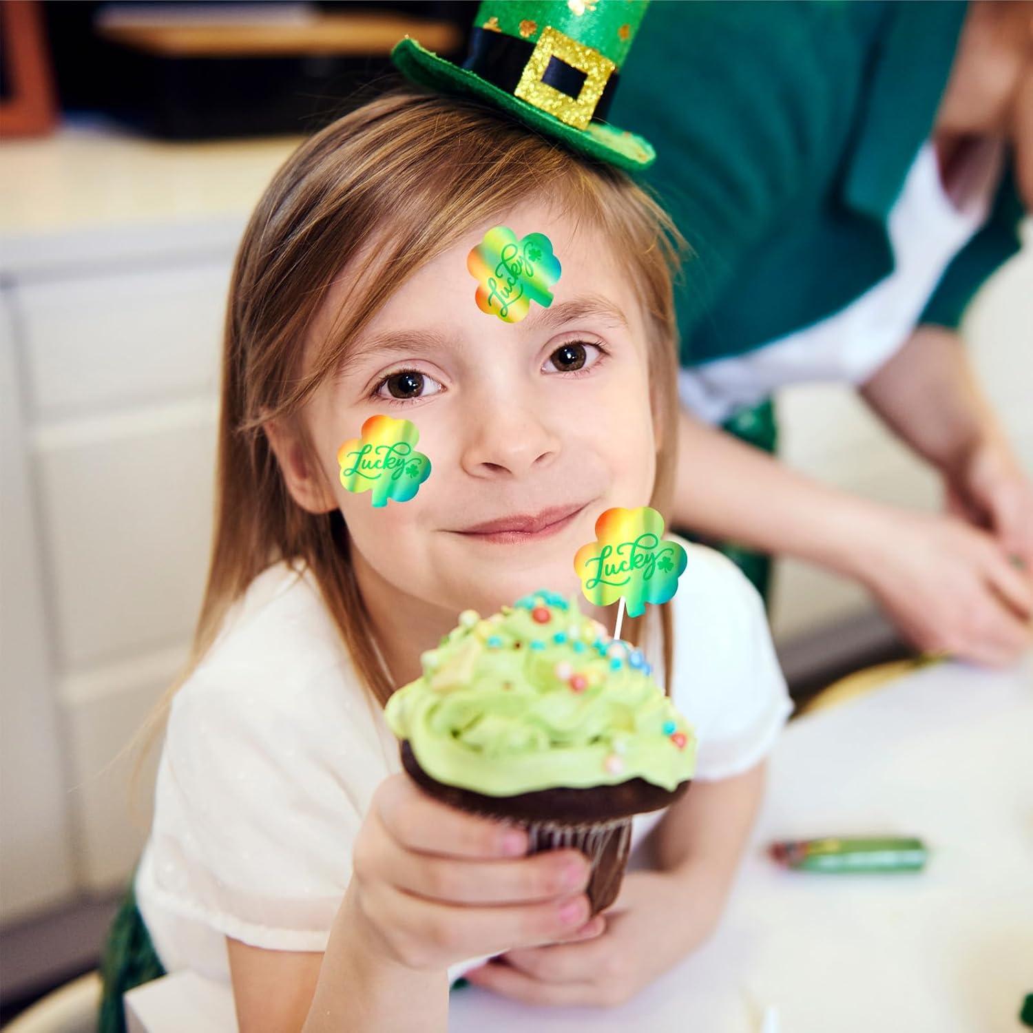 imageWhaline Halloween Ghost Stickers Roll Bulk Laser Cute Boo Ghost Holographic Waterproof SelfAdhesive Sticker Decals for Envelope Journal Decor Party Supplies 500PcsRainbow Shamrock