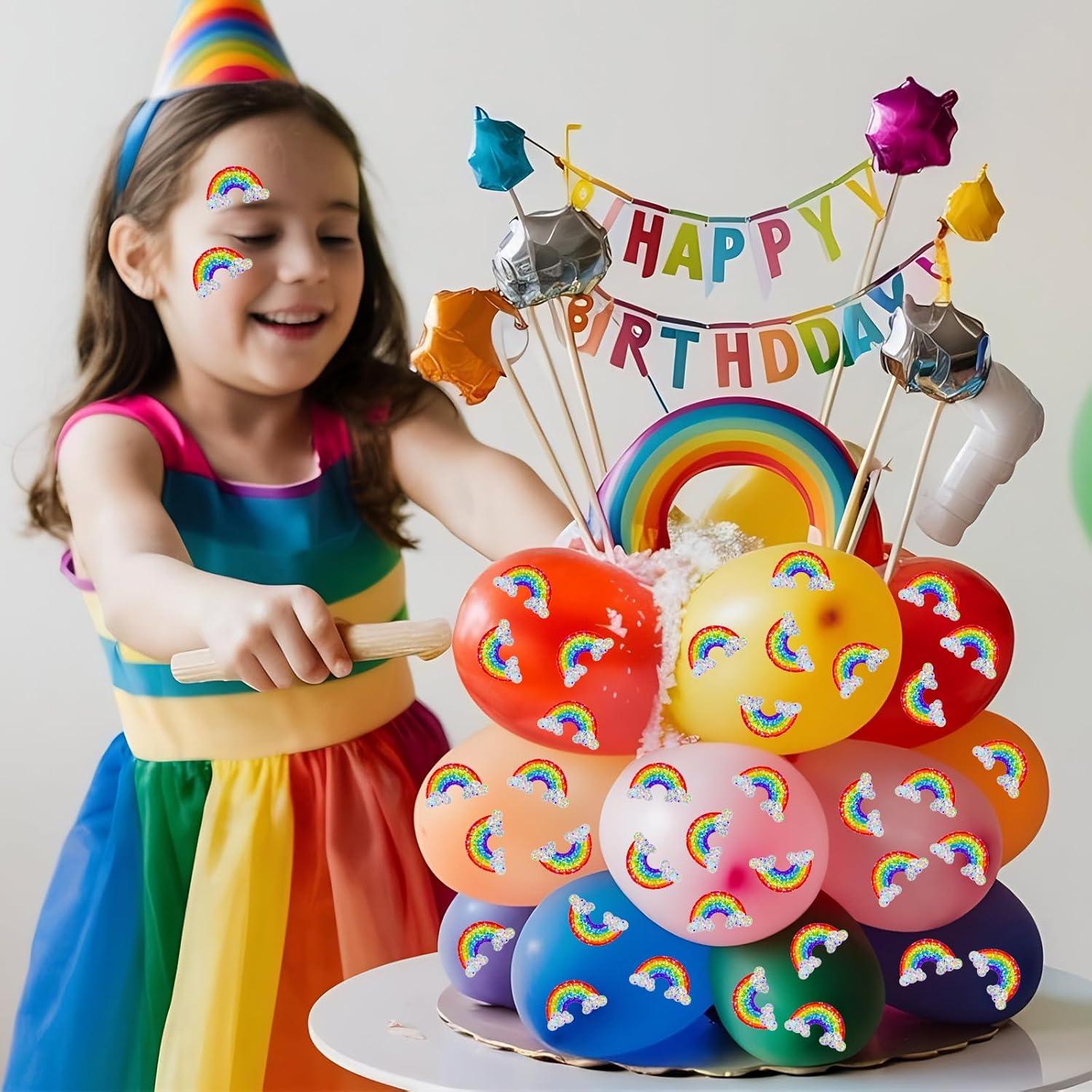 imageWhaline Halloween Pumpkin Stickers Roll Laser Pumpkin Shape Waterproof Decals Orange Sparkly SelfAdhesive Stickers for Halloween Trick or Treat Party Envelope Scrapbook Decor 500PcsRainbow