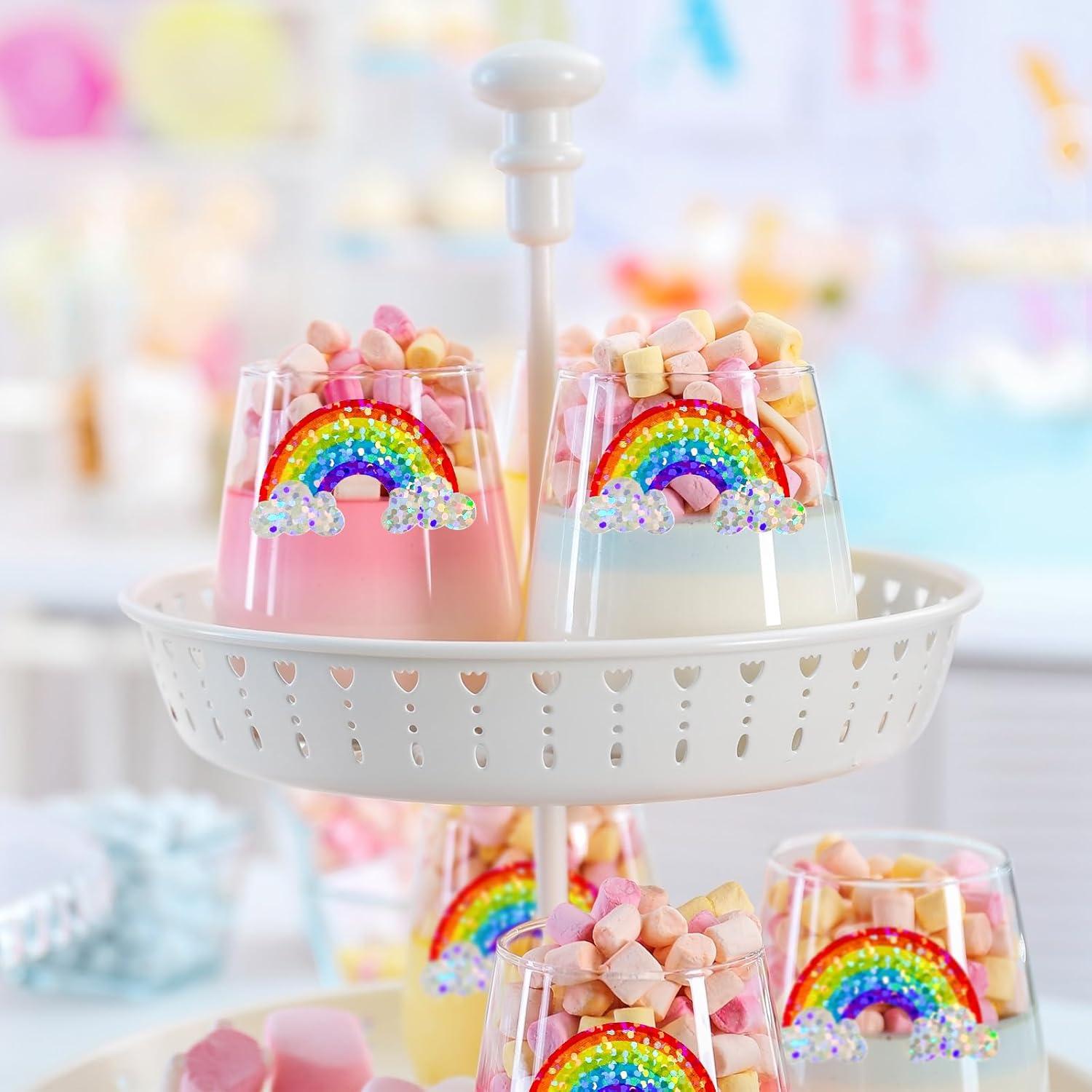 imageWhaline Halloween Pumpkin Stickers Roll Laser Pumpkin Shape Waterproof Decals Orange Sparkly SelfAdhesive Stickers for Halloween Trick or Treat Party Envelope Scrapbook Decor 500PcsRainbow