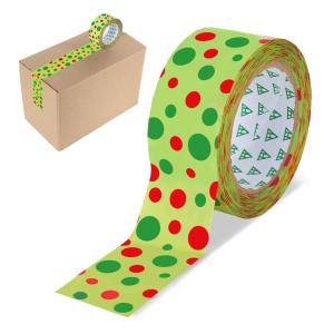 Whaline Halloween Packing Tape 100 Yard Cute Ghost Decorative Sticky Gift Wrapping Tape for DIY Crafts Small Business Sealing Boxes Mail Boxes Supplies(Christmas)