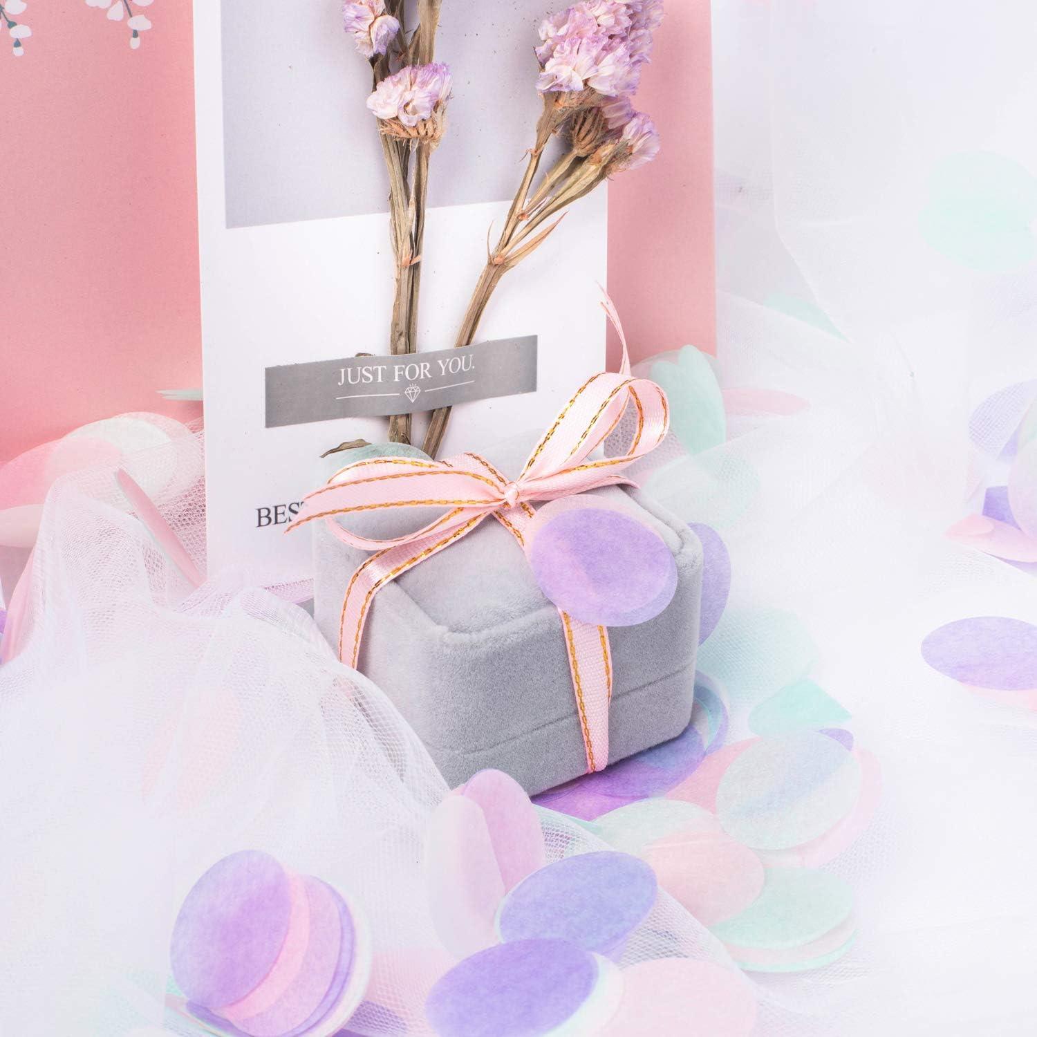 imageWhaline 1 Inch Paper Confetti Round Tissue Confetti 6000 Pieces Party Circle Paper Table Confetti for Balloon Wedding Holiday Birthday