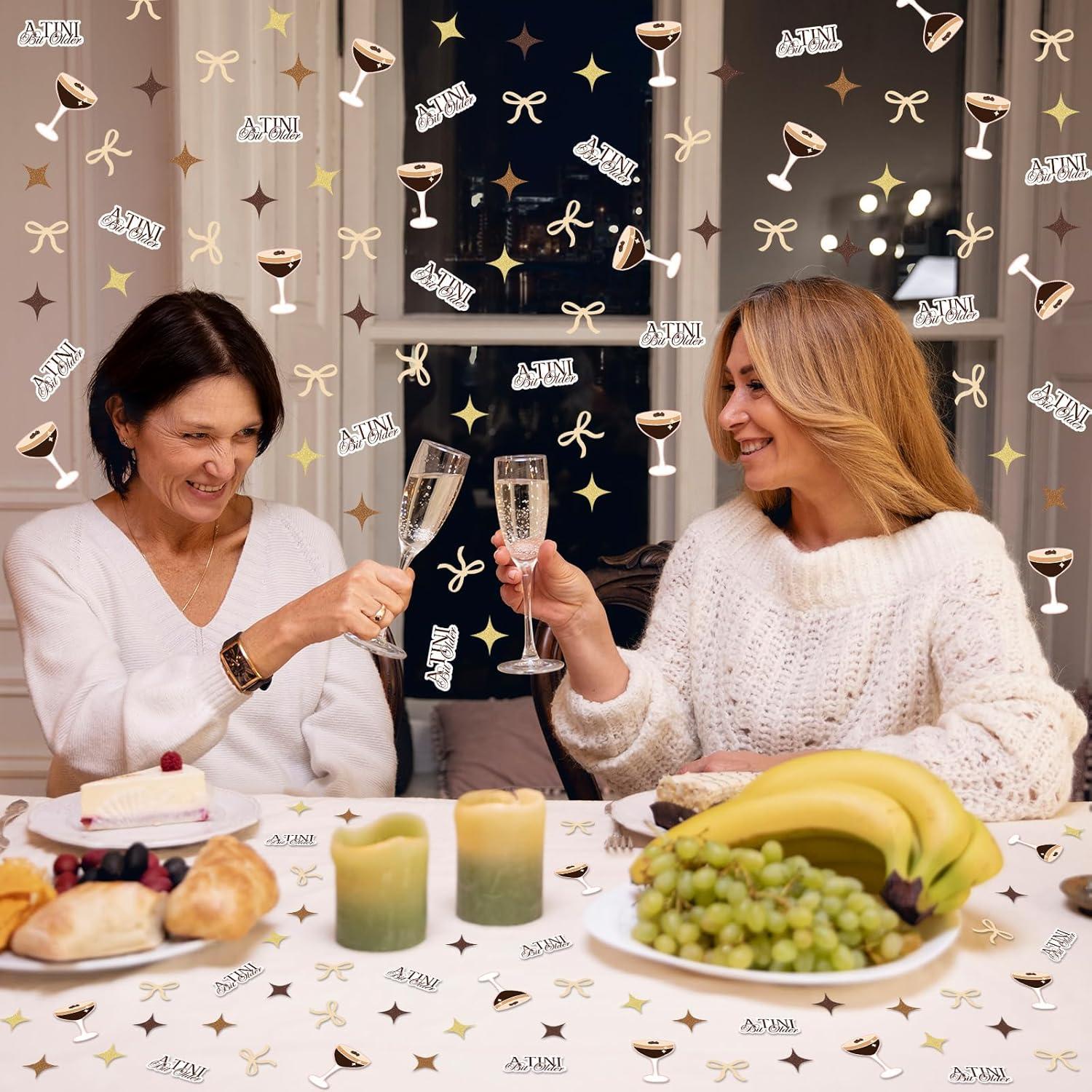 imageWhaline 300Pcs One Happy Dude Table Confetti Smile Face Lightning Star Shaped Confetti Yellow Black Table Centerpiece for First Birthday Party DecorationA Tini Bit Older