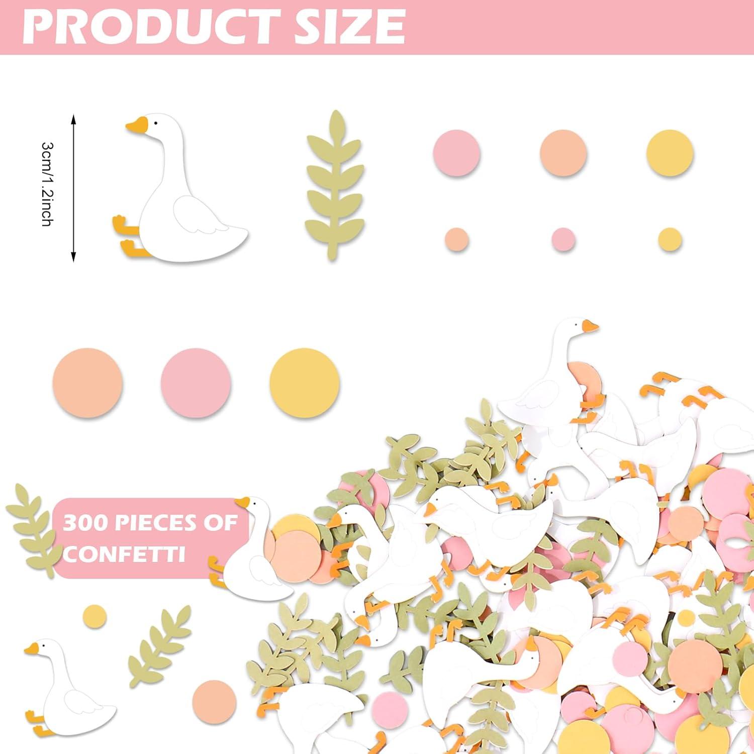 imageWhaline 300Pcs One Happy Dude Table Confetti Smile Face Lightning Star Shaped Confetti Yellow Black Table Centerpiece for First Birthday Party DecorationOne Silly Goose