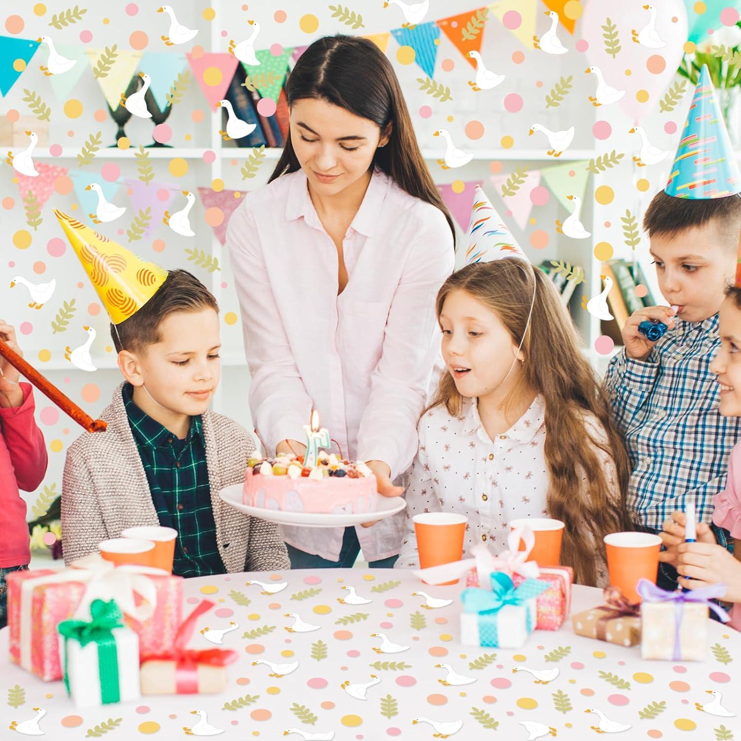 imageWhaline 300Pcs One Happy Dude Table Confetti Smile Face Lightning Star Shaped Confetti Yellow Black Table Centerpiece for First Birthday Party DecorationOne Silly Goose