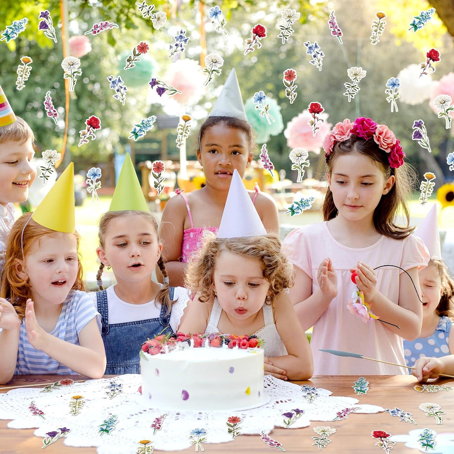 imageWhaline 300Pcs One Happy Dude Table Confetti Smile Face Lightning Star Shaped Confetti Yellow Black Table Centerpiece for First Birthday Party DecorationWildflower