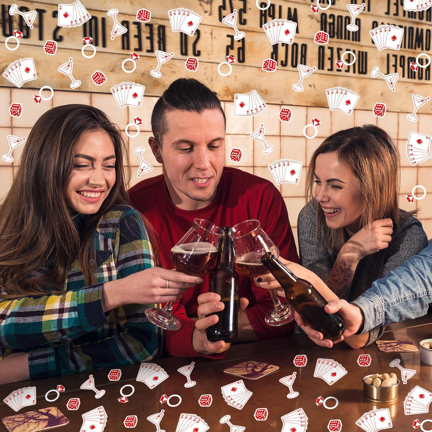 imageWhaline 300Pcs One Happy Dude Table Confetti Smile Face Lightning Star Shaped Confetti Yellow Black Table Centerpiece for First Birthday Party DecorationLucky in Love