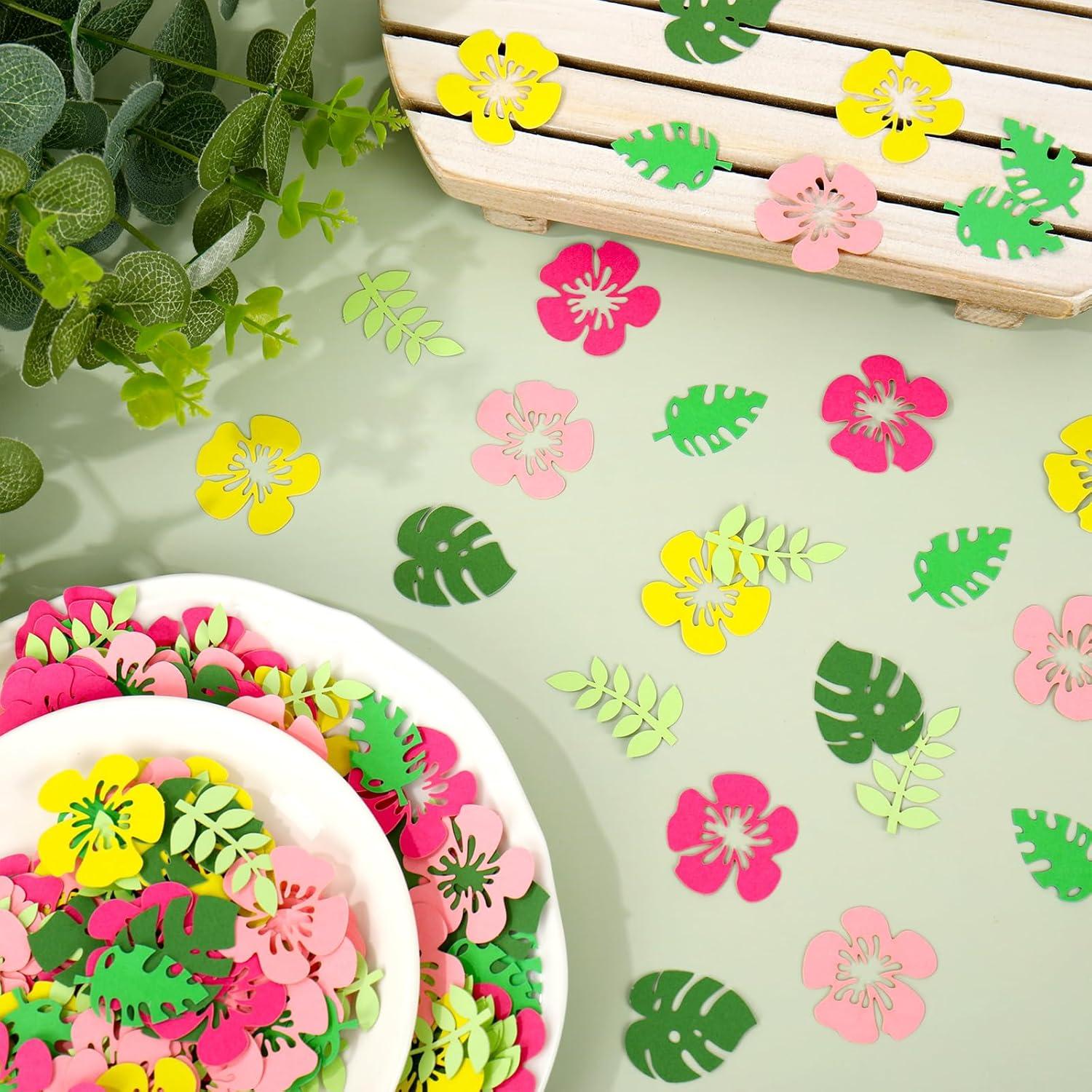 imageWhaline 300Pcs One Happy Dude Table Confetti Smile Face Lightning Star Shaped Confetti Yellow Black Table Centerpiece for First Birthday Party DecorationSummer Tropical