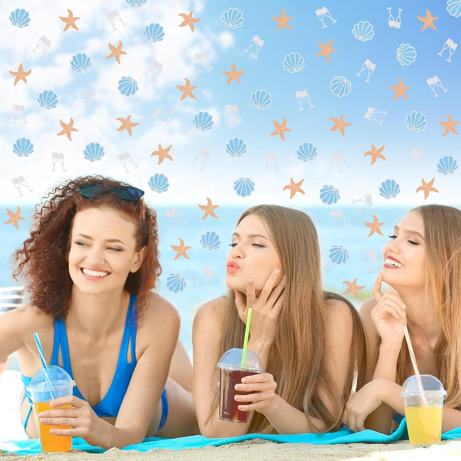 imageWhaline 300Pcs One Happy Dude Table Confetti Smile Face Lightning Star Shaped Confetti Yellow Black Table Centerpiece for First Birthday Party DecorationLast Toast on The Coast