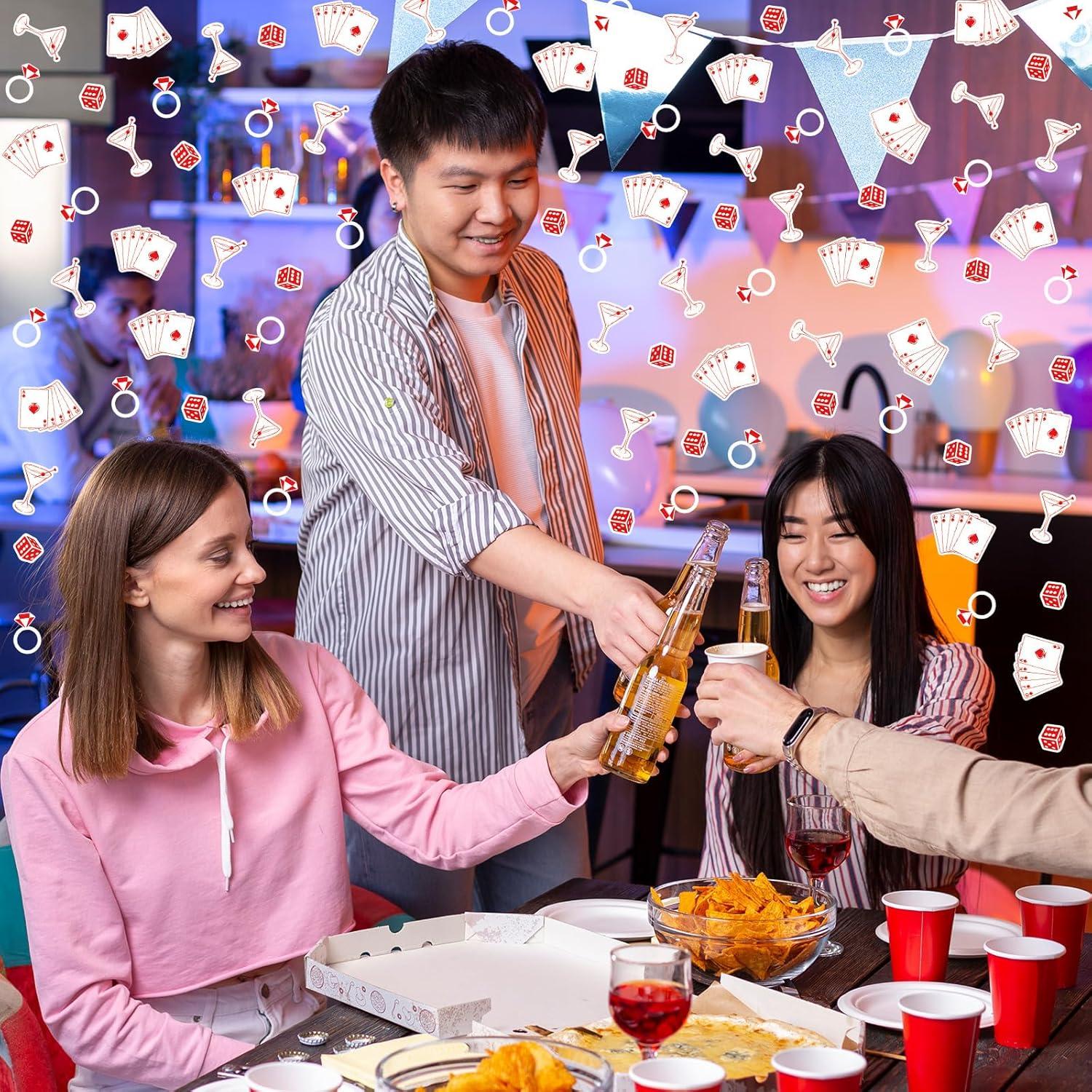 imageWhaline 300Pcs One Happy Dude Table Confetti Smile Face Lightning Star Shaped Confetti Yellow Black Table Centerpiece for First Birthday Party DecorationLucky in Love