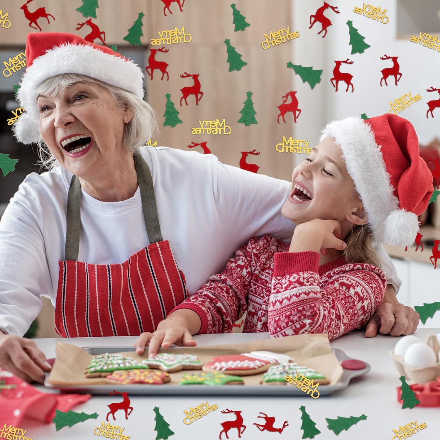 imageWhaline 300Pcs One Happy Dude Table Confetti Smile Face Lightning Star Shaped Confetti Yellow Black Table Centerpiece for First Birthday Party DecorationMerry Christmas