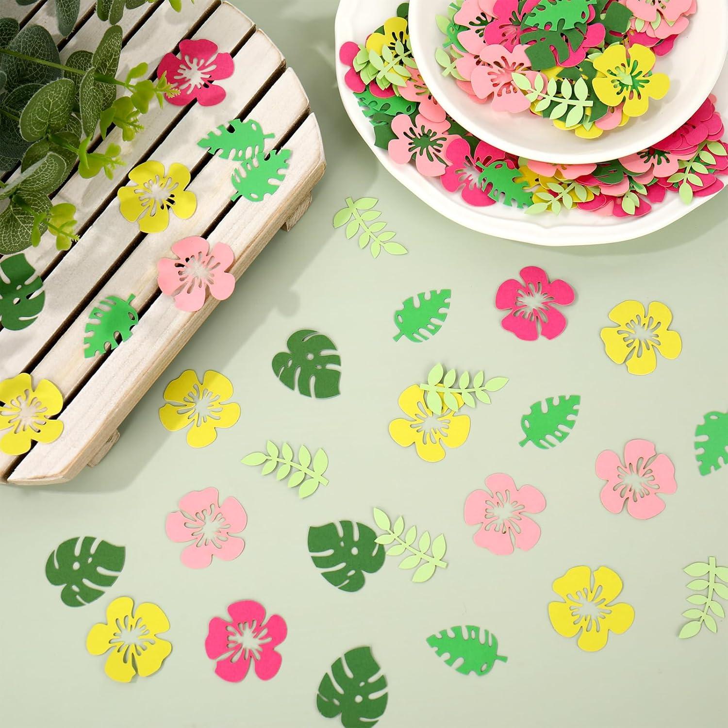 imageWhaline 300Pcs One Happy Dude Table Confetti Smile Face Lightning Star Shaped Confetti Yellow Black Table Centerpiece for First Birthday Party DecorationSummer Tropical