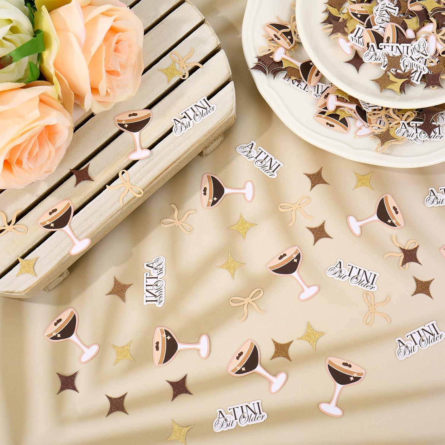 imageWhaline 300Pcs One Happy Dude Table Confetti Smile Face Lightning Star Shaped Confetti Yellow Black Table Centerpiece for First Birthday Party DecorationA Tini Bit Older