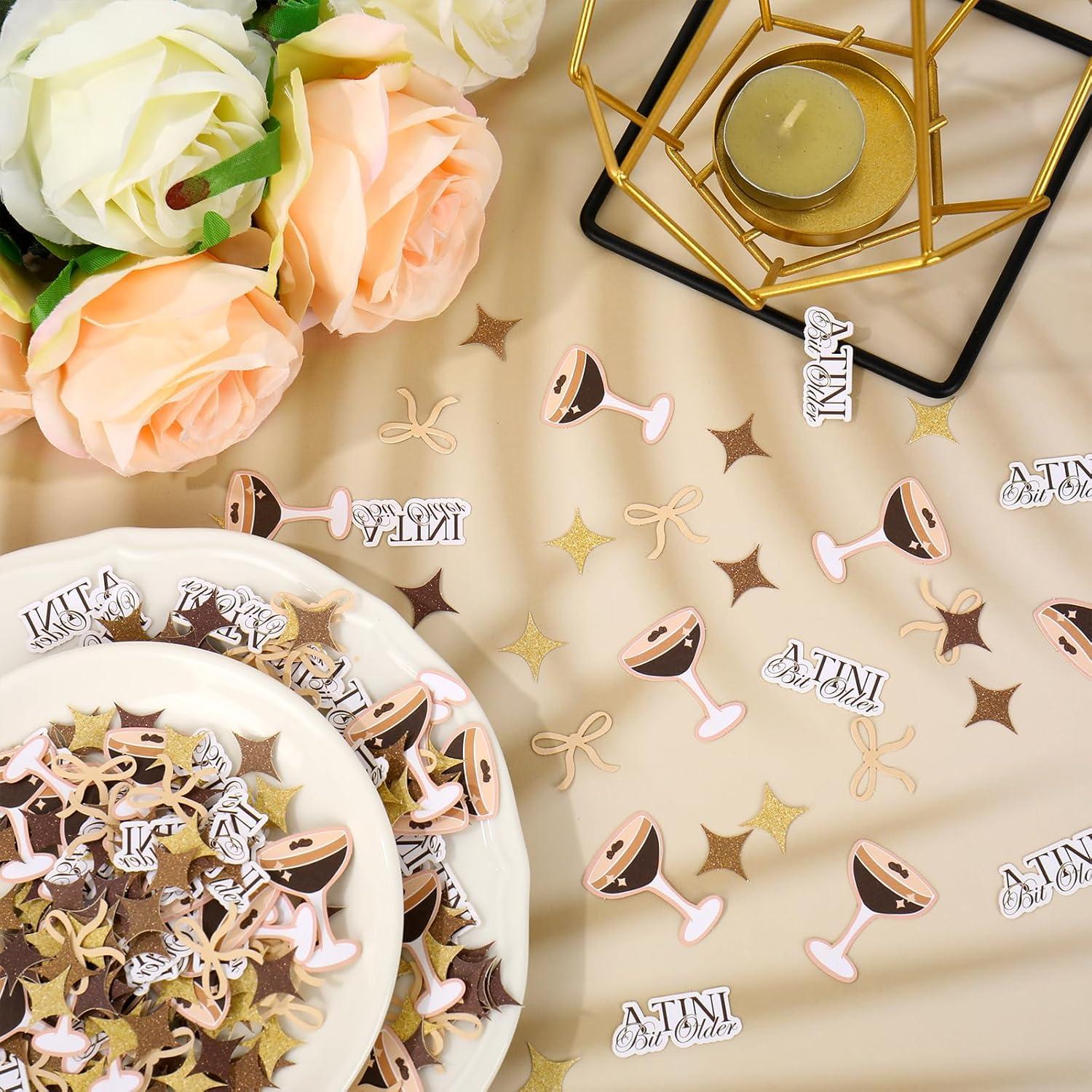 imageWhaline 300Pcs One Happy Dude Table Confetti Smile Face Lightning Star Shaped Confetti Yellow Black Table Centerpiece for First Birthday Party DecorationA Tini Bit Older