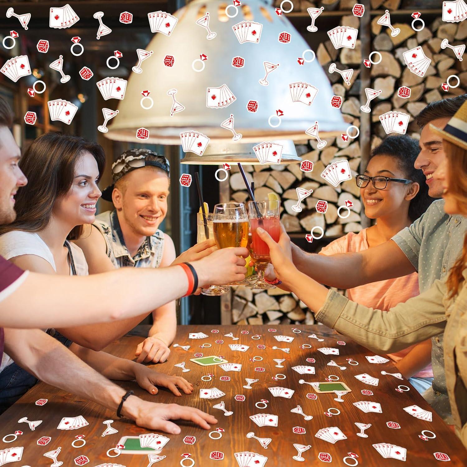 imageWhaline 300Pcs One Happy Dude Table Confetti Smile Face Lightning Star Shaped Confetti Yellow Black Table Centerpiece for First Birthday Party DecorationLucky in Love