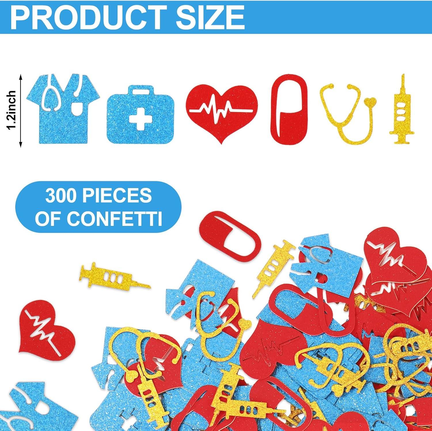 imageWhaline 300Pcs One Happy Dude Table Confetti Smile Face Lightning Star Shaped Confetti Yellow Black Table Centerpiece for First Birthday Party DecorationNurse