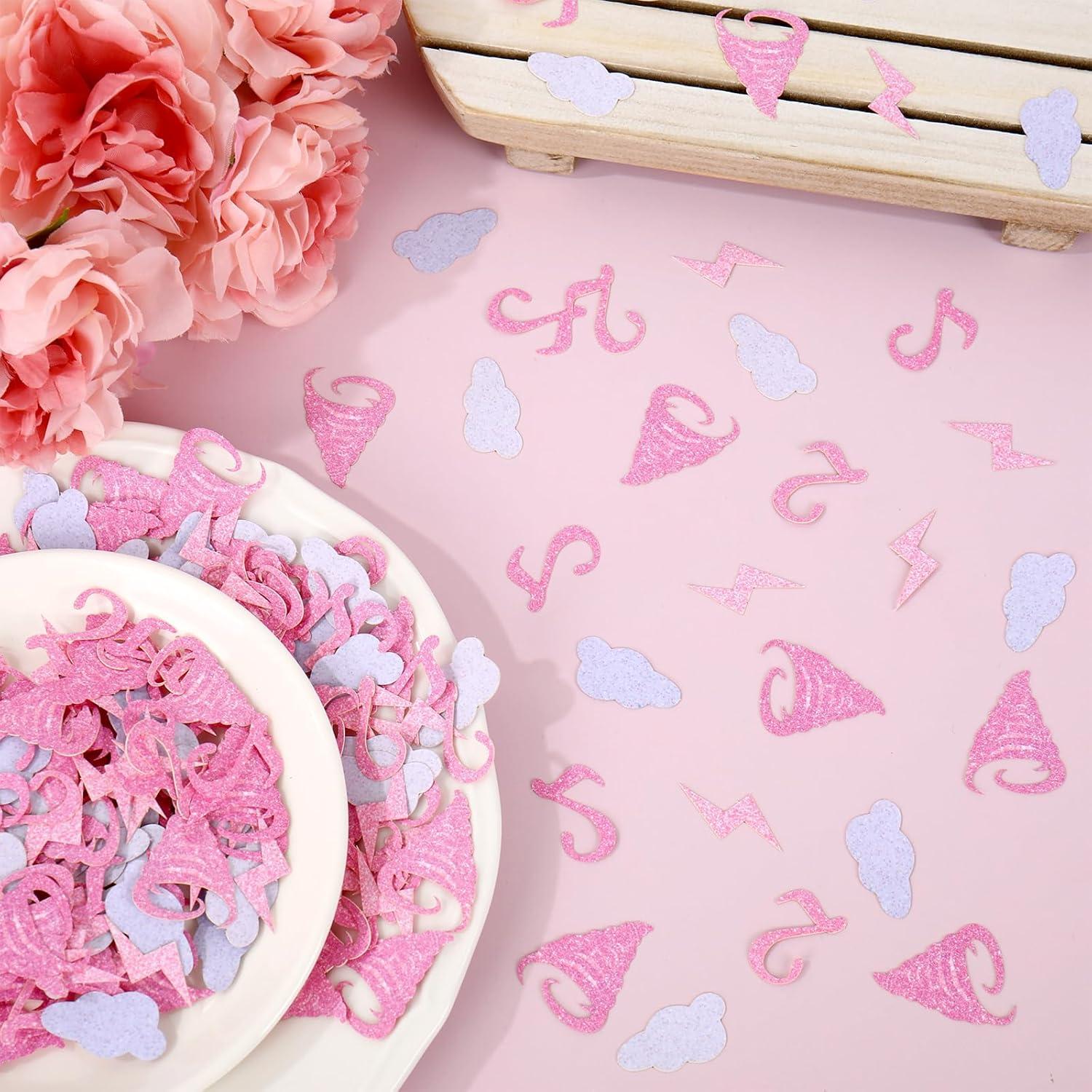 imageWhaline 300Pcs One Happy Dude Table Confetti Smile Face Lightning Star Shaped Confetti Yellow Black Table Centerpiece for First Birthday Party DecorationTwoNado