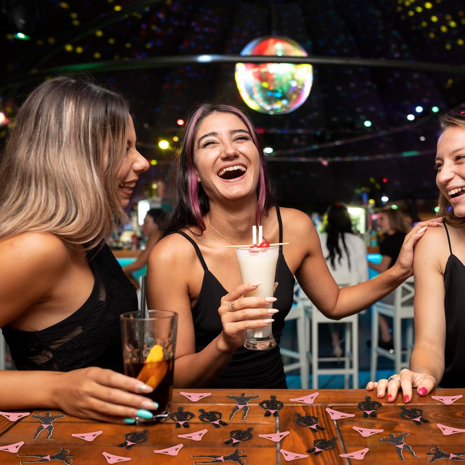 imageWhaline 300Pcs One Happy Dude Table Confetti Smile Face Lightning Star Shaped Confetti Yellow Black Table Centerpiece for First Birthday Party DecorationBachelorette