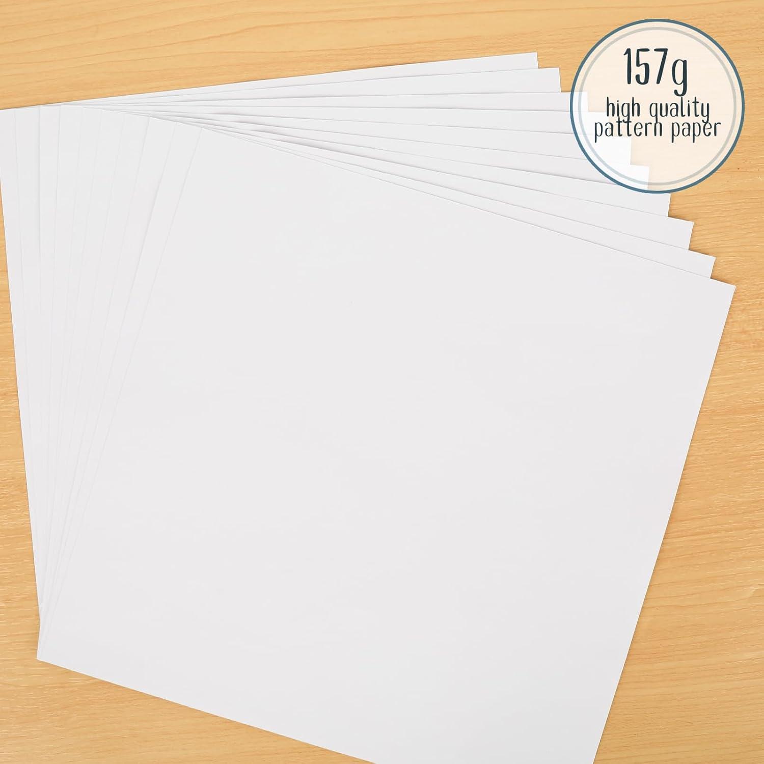 imageWhaline 40 Sheets Fall Pattern Paper Autumn Leaves Scrapbook Specialty Paper Double Sided Orange Blue Decorative Craft Papers For Thanksgiving DIY Card Making Photo Album Decor 6 x 6 Inch